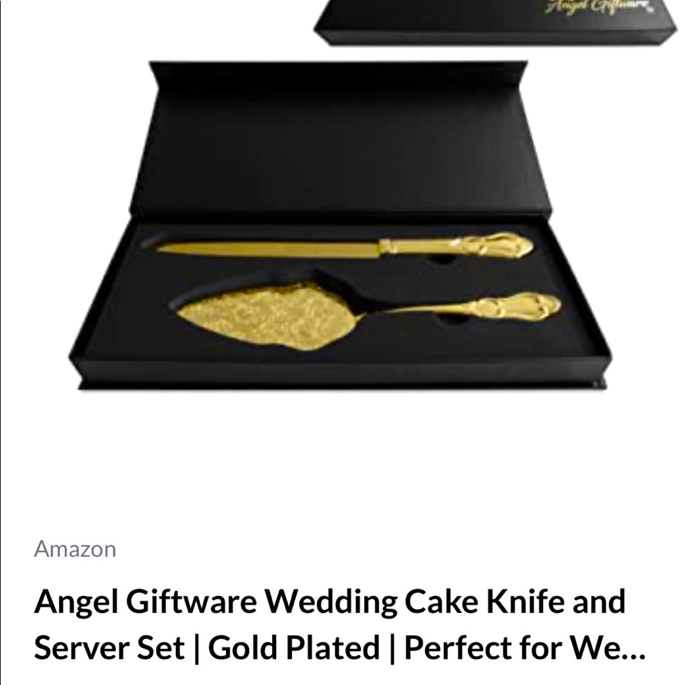 Wedding cake cutter set